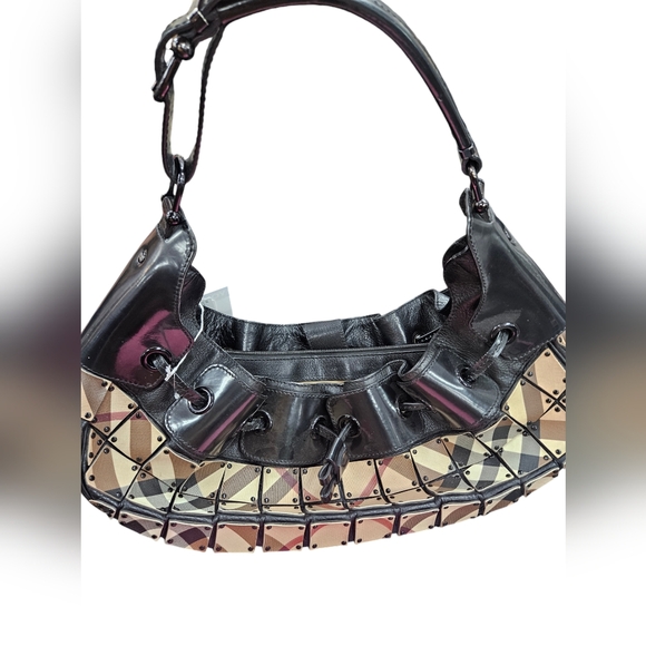 Burberry Nova Check Small Warrior Hobo Black Multiple colors - Picture 11 of 12